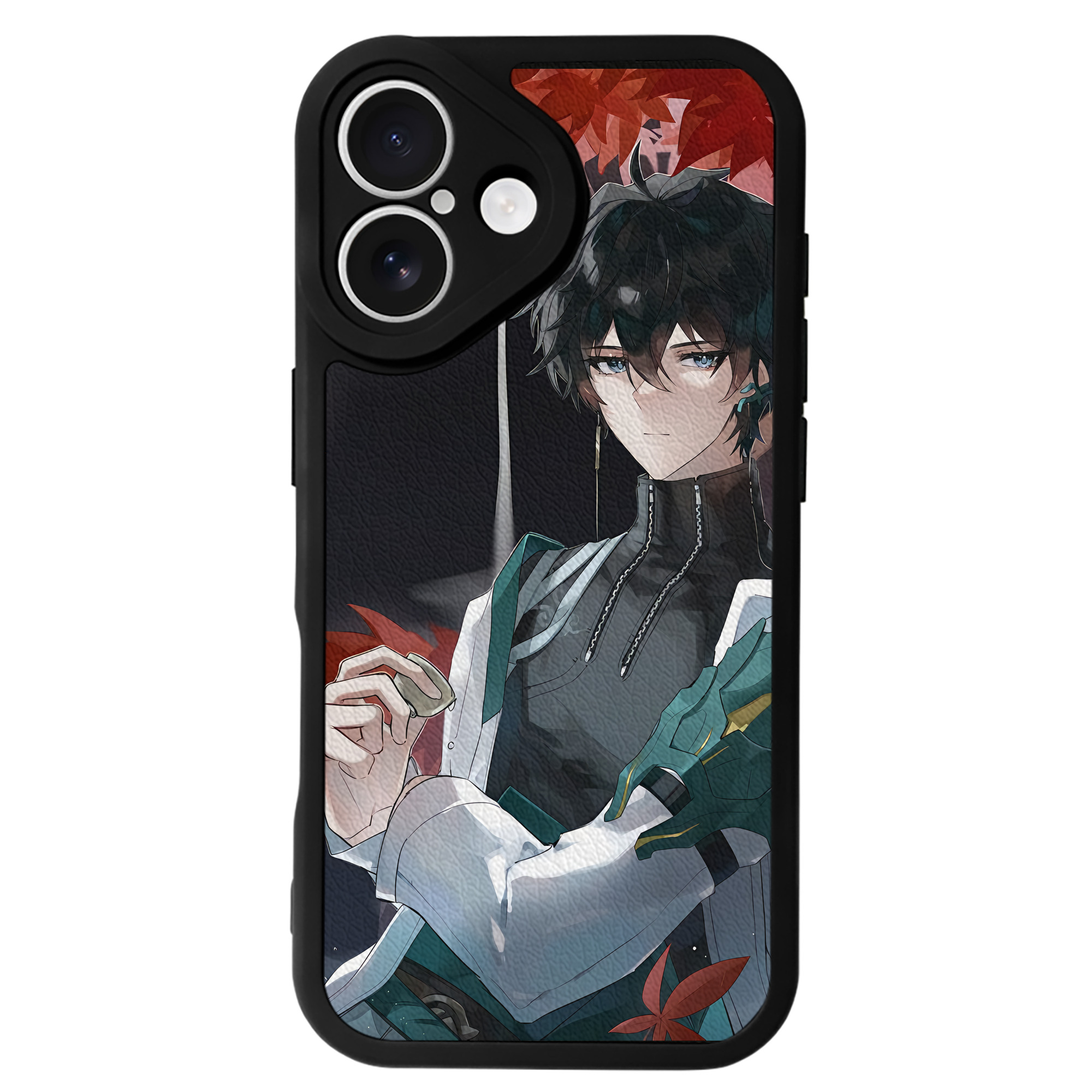 （画像用） 刀剣乱舞 Touken Ranbu 【iPhone 16シリーズ対応】シリコンスマホケース（レザー調） 材質：シリコン